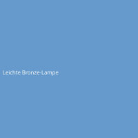 Leichte Bronze-Lampe